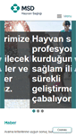 Mobile Screenshot of msd-hayvan-sagligi.com